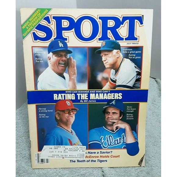 Sport Magazine July 1984 Rating The Baseball Managers Tommy Lasorda Joe Torre - Picture 1 of 1
